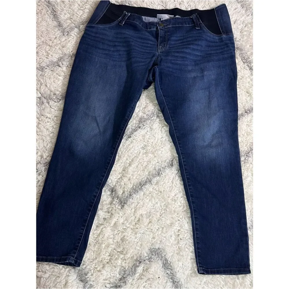 Isabel Maternity by Ingrid & Isabel Dark Blue Boot Cut Jeans